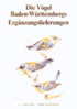 Hölzinger (Hrsg.): Die Vögel Baden Württembergs - Ergänzungslieferung (1) Juli 2000