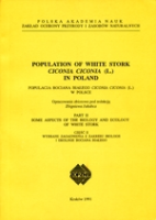 Jacubca : Population of White Stork Ciconia ciconia in Poland : Part II Some Aspects of the Biology and Ecology of White Stork