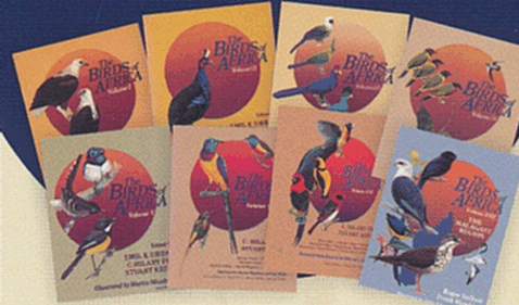 Brown, Fry, Keith, Newman, Safford, Hawkins, Urban : The Birds of Africa : 8-Volume-Set