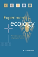 Underwood : Experiments in Ecology : Their logical design and interpretation using analysis of variance