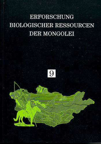 Stubbe: Erforschung biologischer Ressourcen der Mongolei, Band 9