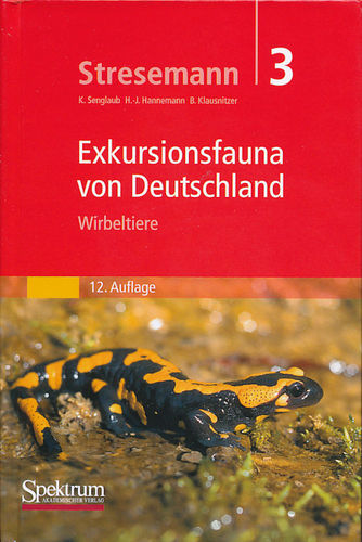 Stresemann: Exkursionsfauna von Deutschland :- Band 3, Wirbeltiere