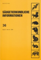 Angermann, Görner, Stubbe (Hrsg.) : Säugetierkundliche Informationen : Band 6, Heft 36 (2008)