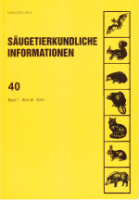 Angermann, Görner, Stubbe : Säugetierkundliche Informationen : Band 7, Heft 40 (2010)