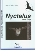 Haensel (Hrsg.): Nyctalus - Fledermaus-Fachzeitschrift - Neue Folge; Band 13 Heft 1