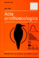 Görner, Mauerberger (Hrsg.) : Acta ornithoecologica : Band 1, Heft 1