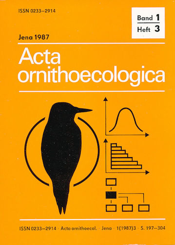 Görner, Mauerberger (Hrsg.): Acta ornithoecologica - Band 1, Heft 3