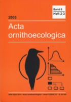 Görner (Hrsg.) : Acta ornithoecologica : Band 6, Heft 2 - 3 (2008)