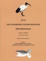 Wingfield, Coulson (Hrsg. Im Auftrag der BOU) : Acta XXI Congressus Internationalis Ornithologici : Vienna, Austria 20-25 August 1994 - Ibis 138