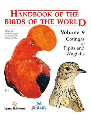Hoyo, del, Elliott, Christie (Hrsg.): Handbook of the Birds of the World, Volume  9