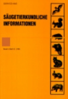 Görner (Schriftleiter) : Säugetierkundliche Informationen : Aus der Arbeitsgruppe Säugetierkunde der Biologischen Gesellschaft der DDR - Band 2, Heft 10 (1986)