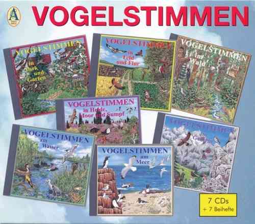 Schulze, Werle, Roché: Vogelstimmen - Vogelstimmen-Package mit 7 Audio-CDs