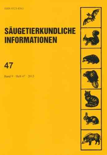 Görner (Schrift.): Säugetierkundliche Informationen - Band 9, Heft 47