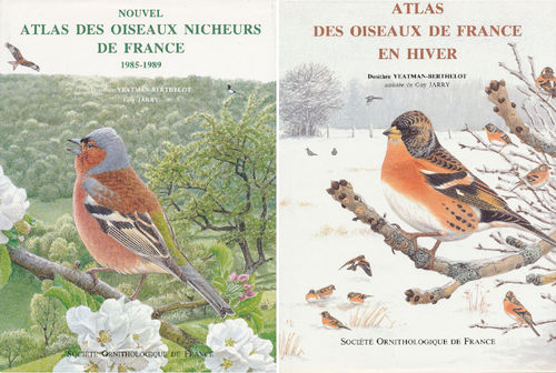 Yeatman-Berthelot, Jarry : Atlas des Oiseaux de France