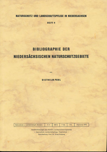 Pohl: Bibliographie der Niedersächsischen Naturschutzgebiete