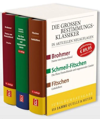 Kombipaket Brohmer, Schmeil-Fitschen: Flora und Fauma Deutschlands -  3 Bände-Set Jubiläumsausgabe