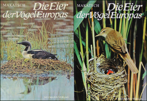 Makatsch: Die Eier der Vögel Europas, 2 Bände