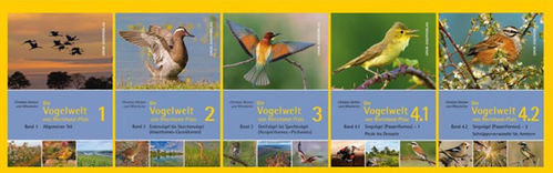 Die Vogelwelt von Rheinland-Pfalz, komplett, Bände 1-4