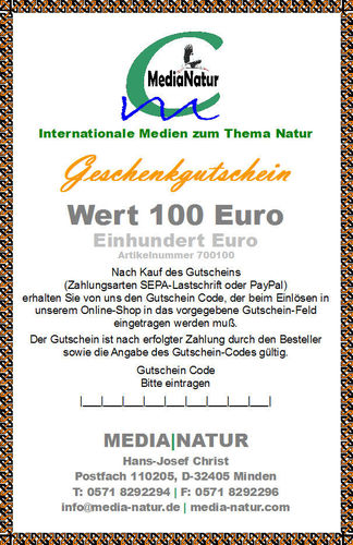 100-Euro-Geschenkgutschein